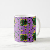 Eingeschlossene Himmelsflammen-Windräder Kaffeetasse (VorderseiteRechts)