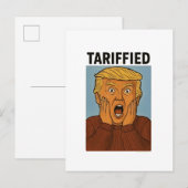 Eingeschlossene Residenzen I stehen mit Pinguinen Ankündigungspostkarte (Vorne/Hinten)