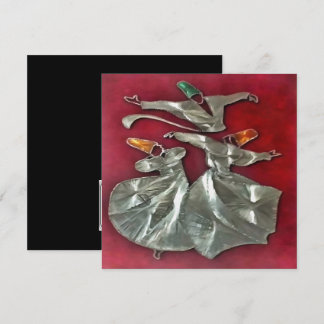 Eingeschlossene Sufis in der Prayer Akrylenkunst Einladung