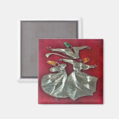 Eingeschlossene Sufis in der Prayer Akrylenkunst Magnet (Vorderseite/Rückseite)