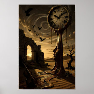 Eingeschlossener Timestopper Wüsten-Traum-Plakat Poster