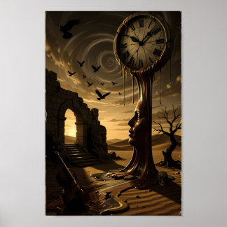 Eingeschlossener Timestopper Wüsten-Traum-Plakat Poster