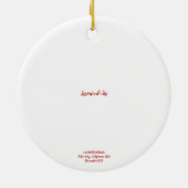 eingeschneit keramik ornament (Hinten)