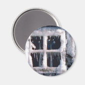 eingeschneit magnet (Vorderseite/Rückseite)