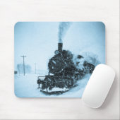 Eingeschneiter Zug Mousepad (Mit Mouse)