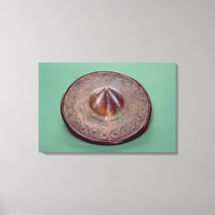 Eingeschnittener Buttonkopf, aus Irland, c.700 BC Leinwanddruck