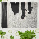 eingeschobenes Skateboard Küchentuch (Gefaltet)