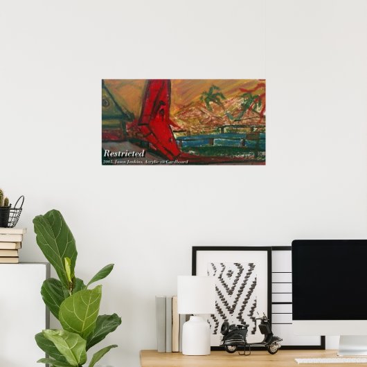 eingeschränkt poster (Heimbüro)