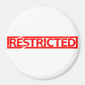 Eingeschränkte Briefmarke Magnet (Vorne)