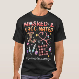 Eingeschränkte und geimpfte medizinische Assistenz T-Shirt
