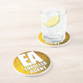 EINGESCHRIEBENER AGENT EA LOGO UNTERSETZER (Seite)