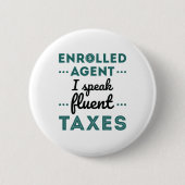 Eingeschriebener Agent I spricht fließende Steuern Button (Vorderseite)