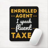 Eingeschriebener Agent I spricht fließende Steuern Mousepad (Mit Mouse)