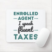 Eingeschriebener Agent I spricht fließende Steuern Mousepad (Mit Mouse)
