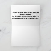 Eingesperrte Spuk Haus-Gruß-Karte Karte (Innenseite)