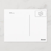 Eingesperrte Ziege Postkarte (Rückseite)