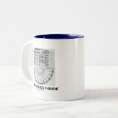 Eingesperrtes Innere (Jeremy Bentham Panopticon) Zweifarbige Tasse (Vorderseite Links)