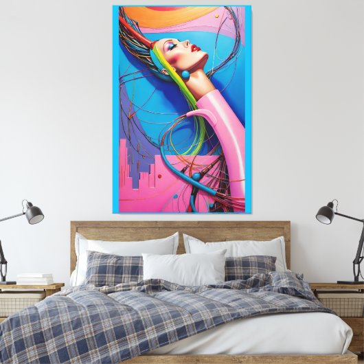 eingesteckt leinwanddruck (Insitu (Schlafzimmer))