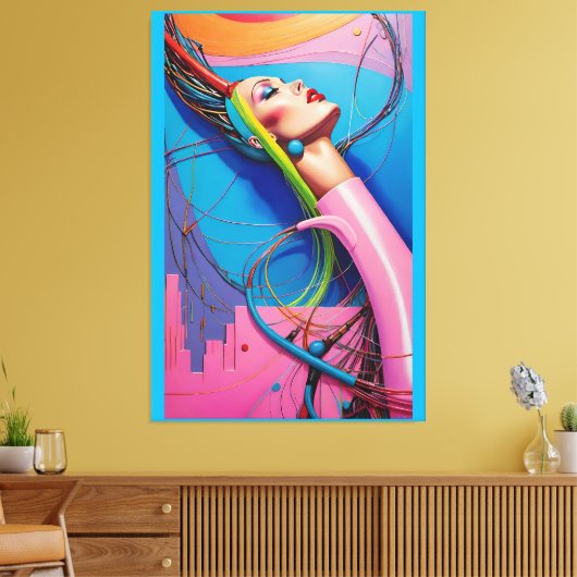 eingesteckt leinwanddruck (Insitu (Wohnzimmer))