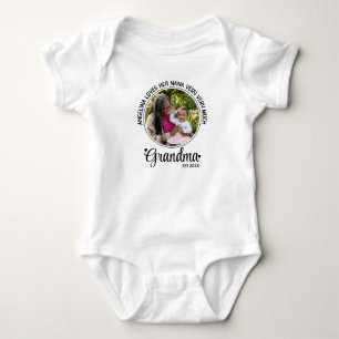 Eingestelltes OMA-Foto CUSTOMIZABLE Baby Strampler