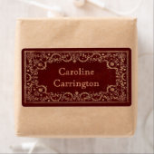 Eingestuftes Gilt Leather Effect Persönliches Buch (Insitu)