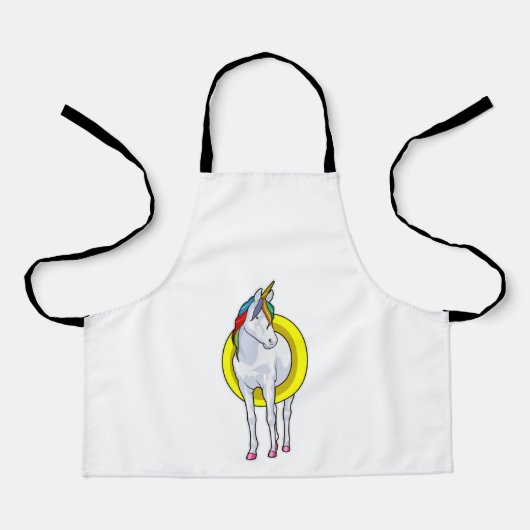 Eingetaucht im Schwimmen mit dem Schwimmring Schürze (Vorderseite)