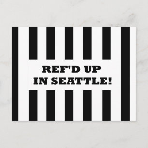 Eingetauscht in Seattle mit Ersatz-Schiedsrichtern Postkarte