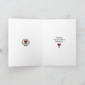 Eingeteilte oder geteilte 1_Grußkarte Karte (Innenseite)