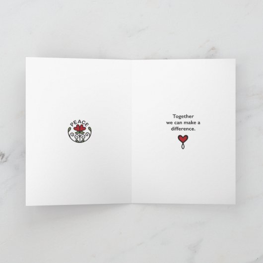 Eingeteilte oder geteilte 1_Grußkarte Karte (Innenseite)