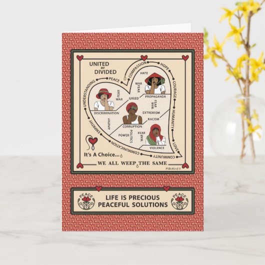 Eingeteilte oder geteilte 1_Grußkarte Karte (Gelbe Blume)