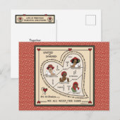 Eingeteilte oder geteilte 1_ Postkarte (Vorne/Hinten)