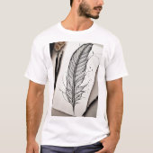 Eingetönte Impressionen: Tattoo-Inspiriertes T-Shi T-Shirt (Vorderseite)
