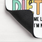 Eingetragene Diätitin RD Nie falsche Funny Gifts Mousepad (Ecke)
