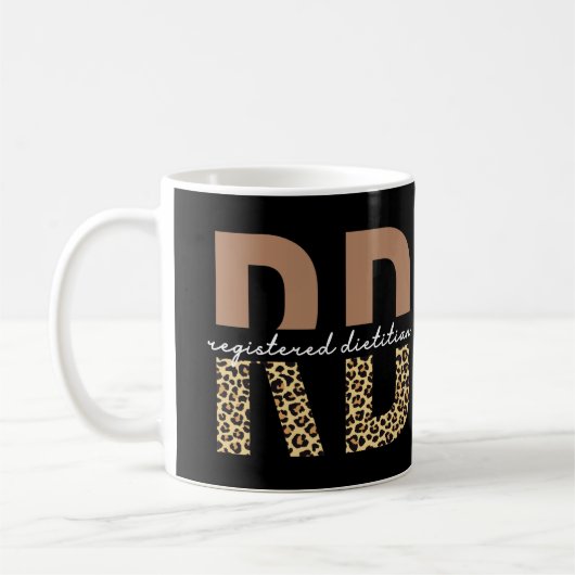 Eingetragene Geschenke von Dietitian Cheetah Kaffeetasse (Links)
