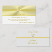 Eingetragene Hebamme mit goldenem Kadukus Begleitkarte (Vorne/Hinten)