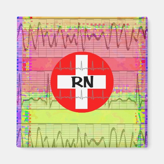 Eingetragene Krankengeschenke Magnet (Vorne)