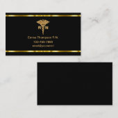 Eingetragene Krankenpflegekarte Visitenkarte (Vorne/Hinten)