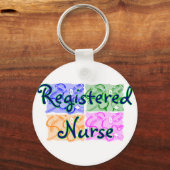 Eingetragene Krankenpfleger - T - Shirt und Gesche Schlüsselanhänger (Vorderseite)