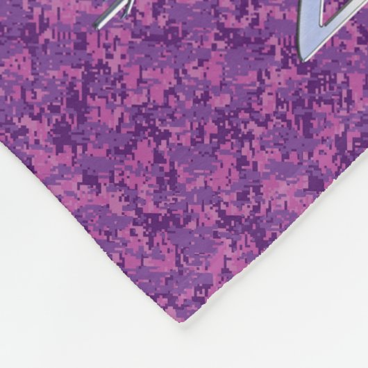 Eingetragene Krankenschwester Silver Caduceus Pink Fleecedecke (Ecke)