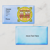 Eingetragene Krankenversicherungskarten Visitenkarte (Vorne/Hinten)