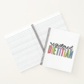 Eingetragene mehrfarbige FuE-Geschenke Notizblock (Innenseite)