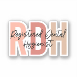 Eingetragene zahnhygienische Geschenke, Zahnhygien Aufkleber