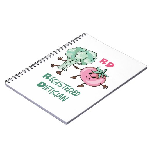 Eingetragener Diätiker Notizblock (Linke Seite)