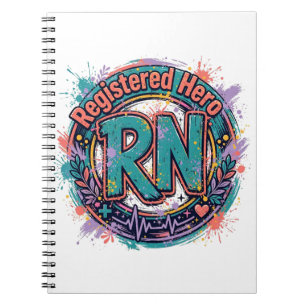 Eingetragener Held RN Notizbuch Notizblock