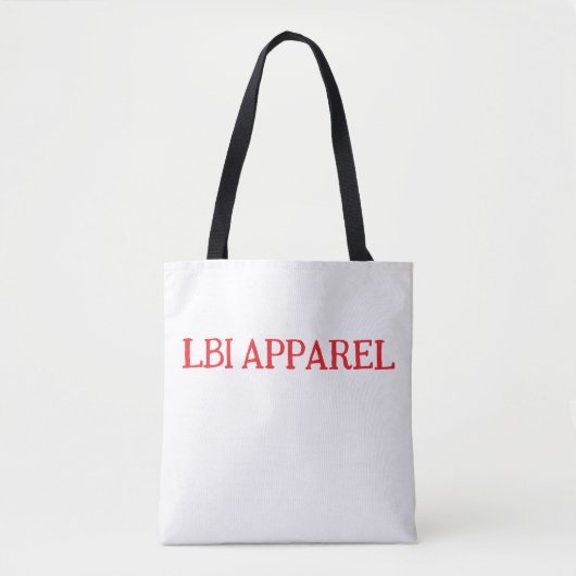 EINGETRAGENES LBI APPAREL-TOTENBEUTEL TASCHE (Vorderseite)