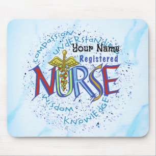 Eingetragenes Nurse-Motto-Mauspad Mousepad
