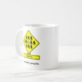 Eingeweiht-Tasse Kaffeetasse (Vorderseite Links)