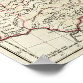 Eingeweihte Karte Europas Poster (Ecke)