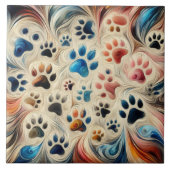 Eingeweihter Hundekuppeldruck mit Leidenschaft Fliese (Vorderseite)