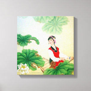 " eingewickelte Leinwand 12x12 (Glanz) mit